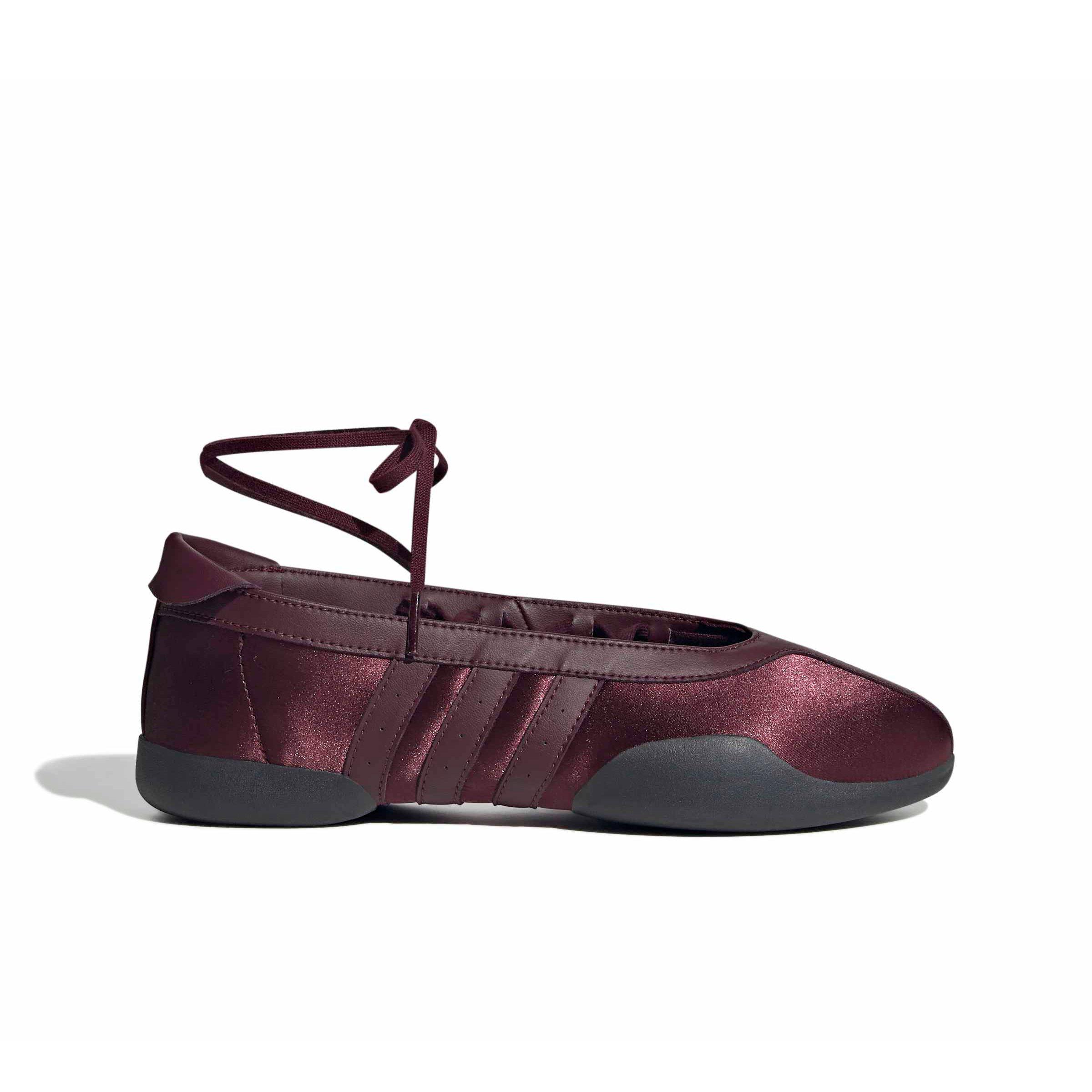 adidas Originals Taekwondo Mei Ballet "Maroon/Maroon/Core Black" Women's Shoe - MAROON/MAROON/BLACK